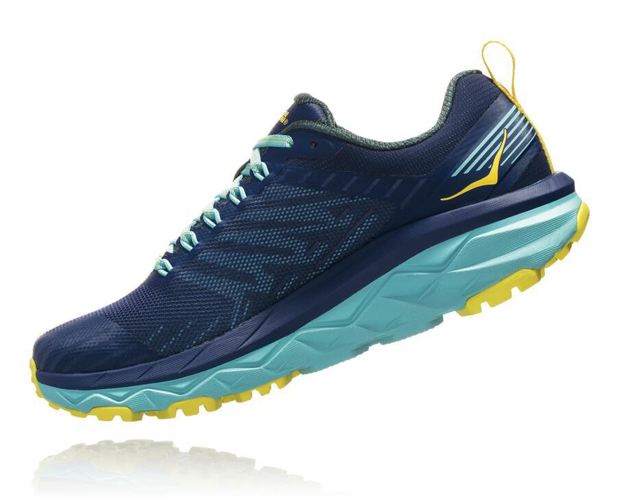 Chaussure Trail Hoka One One Challenger Atr 5 Femme - Bleu - MHT-831790